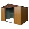 Zahradní domek BestBerg ZDB-7D / 7,2 m² / 301 x 238 x 214 cm / červené dřevo/hnědá