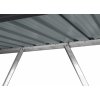Zahradní dřevník EmaHome D-2A / 1,9 m² / 217 x 89 x 154 cm / šedá
