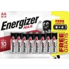 Tužkové baterie AA Energizer Max LR6 / 12 ks (8 + 4 zdarma) / 1,5 V / alkalicko-manganová