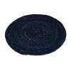 Kulaté prostírání Bergner Zea Unika pr. 38 cm / kukuřičné vlákno / modrá
