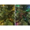 Luxusní umělý vánoční 3D stromek QVC / jedle kavkazská / 180 cm / 850 LED Deluxe / 10 funkcí / zelená