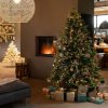 Luxusní umělý vánoční 3D stromek QVC / jedle kavkazská / 180 cm / 850 LED Deluxe / 10 funkcí / zelená
