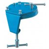 Otočná stolní svorka pro svěrák Heuer / šířka čelistí 100 mm / modrá