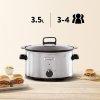 Pomalý hrnec CrockPot CSC085X / 3,5 l / 3 nastavení teploty / hliníková nádoba / nerez