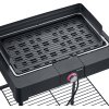 Elektrický stojanový BBQ gril Severin PG 8568 / 2200 W / 44,5 x 26 cm / černá
