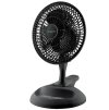 Stolní ventilátor Air Monster / Ø 15 cm / 15 W / plast / černá