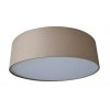 Stropní svítidlo / 2 x 60 W / patice E27 / ⌀ 40 cm / látkové stínidlo / hnědá