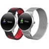 Fitness náramek iGET FIT F4 (84000429) / 0,96" (2,4 cm) / 100 mAh / 160 x 80 px / IP68 / Bluetooth 4.0 / stříbrná/černá/červená