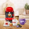 Kapslový kávovar Espresso Bosch Tassimo Style TAS1103 / 3,3 bar / 0,7 l / černá/červená