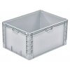 Euro úložný box Surplus Systems / 60 x 42 x 80 cm / 176 l / nosnost 80 kg / plast / stohovatelný / šedá