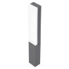 Venkovní soklová LED lampa / 8 W / IP65 / tmavě šedá / teplá bílá