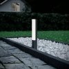 Venkovní soklová LED lampa / 8 W / IP65 / tmavě šedá / teplá bílá