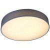 Kulaté stropní LED svítidlo / 75 W / Ø 70 cm / 5200 lm - 5600 lm / šedá