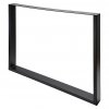 Rám stolu Hettich / 90 x 71 cm / ocel / černá