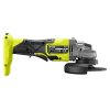 AKU úhlová bruska Ryobi ONE+HP RAG18X-0 Performance / BEZ AKUMULÁTORU A NABÍJEČKY / M14 / 6,9 m/s² / bezuhlíkový motor / Ø kotouče 125 mm / 9200 ot./min. / zelená/černá