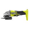 AKU úhlová bruska Ryobi ONE+HP RAG18X-0 Performance / BEZ AKUMULÁTORU A NABÍJEČKY / M14 / 6,9 m/s² / bezuhlíkový motor / Ø kotouče 125 mm / 9200 ot./min. / zelená/černá
