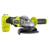 AKU úhlová bruska Ryobi ONE+HP RAG18X-0 Performance / BEZ AKUMULÁTORU A NABÍJEČKY / M14 / 6,9 m/s² / bezuhlíkový motor / Ø kotouče 125 mm / 9200 ot./min. / zelená/černá