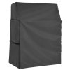Ochranný kryt grilu / (Š x V x D) 94 x 120 x 58 cm / zip / popruhy / polyester / antracitová