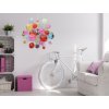 Závěsné stropní svítidlo Näve Explosion / Ø koule 5-10 cm / 10 svítidel / 20 W / Ø 65 cm / G9 / vícebarevná