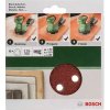 Sada brusných papírů Bosch / pro excentrické brusky / Ø 125 mm / 6 ks