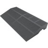 Ukončovací lišta s vnitřními zámky Mixtile MXTF40ACR / 40 x 20 x 2,5 cm / dřevo / plast / antracitová