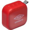 Přenosný mini reproduktor Umbro 494616RD / bezdrátový / 400 mAh / 3 W / Bluetooth 5.0 / červená