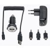 Cestovní set nabíječky a autonabíječky MEDION® LIFE® MD 84217 / 2.1 A / 3x adaptér