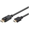 Propojovací kabel DisplayPort na HDMI Wentronic 51957 / 2 m