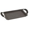 Plochý pekáč RL-NTG34 s mramorovým povrchem-34cm