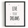 Obraz Kenay KLZ-1026 / Live your dreams / A3