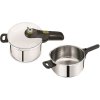 Sada tlakových hrnců Tefal Secure NEO 6 l a 4 l z nerezové oceli