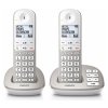 Philips bezdrátové telefony s záznamníkem XL495 duo / stříbrný / XL4952S/05