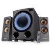 Reproduktory Fenda F&D F770X, 2.1, 76W, RGB, BT5.0, FM rádio, USB, optický vstup, dálkové ovládání