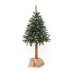 EmaHome - Vánoční stromek/stromeček zasněžený smrk na přírodním stonku 180 cm umělý