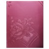 EmaHome - Ubrus s ochranou proti skvrnám 80x80 cm / růžový se vzorem