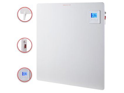DMS Germany IH-425 infračervený vykurovací panel s LCD displejom a časovačom