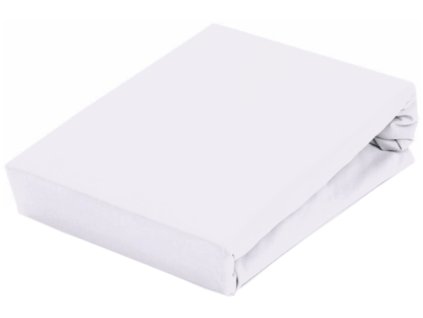EmaHome - Prostěradlo Piruu Jersey 180x200 cm - Bílá 101