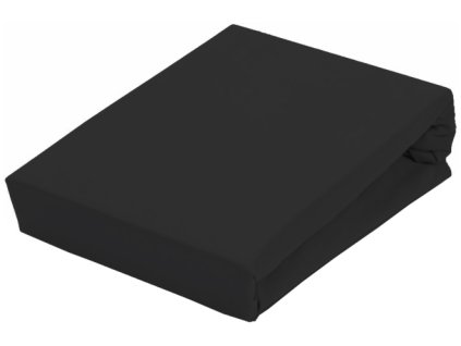 EmaHome - Prostěradlo Piruu Jersey 90x200 cm - Černá 304
