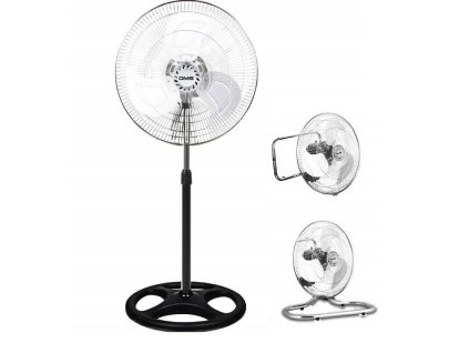 Stojanový ventilátor MSV-3.1 DMS Germany 3v1 / kovový / Ø 45 cm / 3 rýchlosti