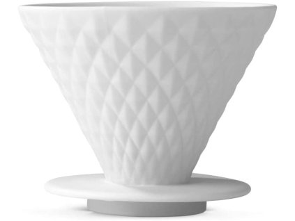 Porcelánový držák na kávové filtry BEEM - bílý