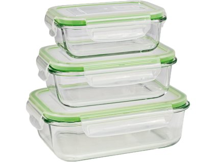 GOURMETmaxx - Skleněné nádoby na skladování potravin 6 ks