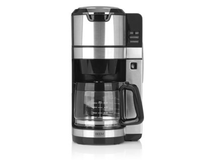 Kávovar na překapávanou kávu BEEM Aroma Fresh Pure Glas s mlýnkem / 1100 W / sklo