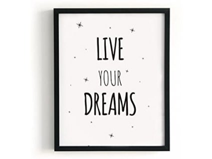 Obraz Kenay KLZ-1026 / Live your dreams / A3