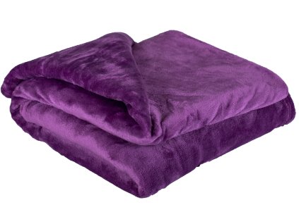 Deka z mikrovlákna 150x200 fialová