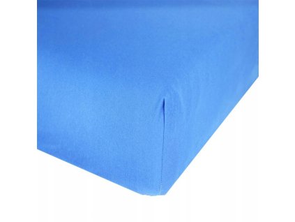 EmaHome - Jersey prostěradlo 90x200 cm modrá 309