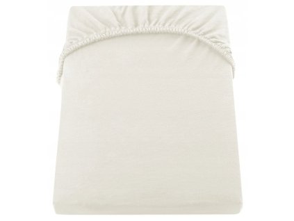 EmaHome - Jersey prostěradlo 200x220 cm krémová 104