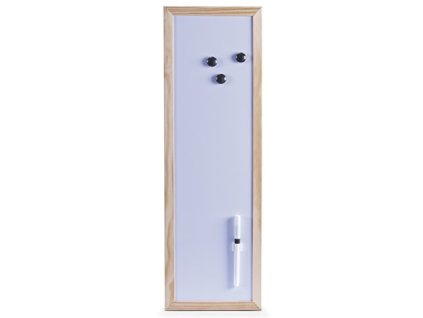 Zeller 11122 Bílá magnetická tabule / 60 x 20 cm