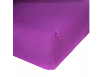 EmaHome - Jersey prostěradlo 140x200 cm fialová 316
