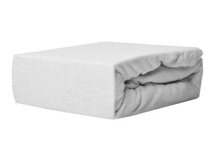 EmaHome - Froté prostěradlo 200x220 cm bílá 101
