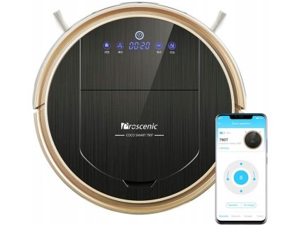 Proscenic 790T Robotický vysavač Vacuum Cleaner Max Power / zlato / černá